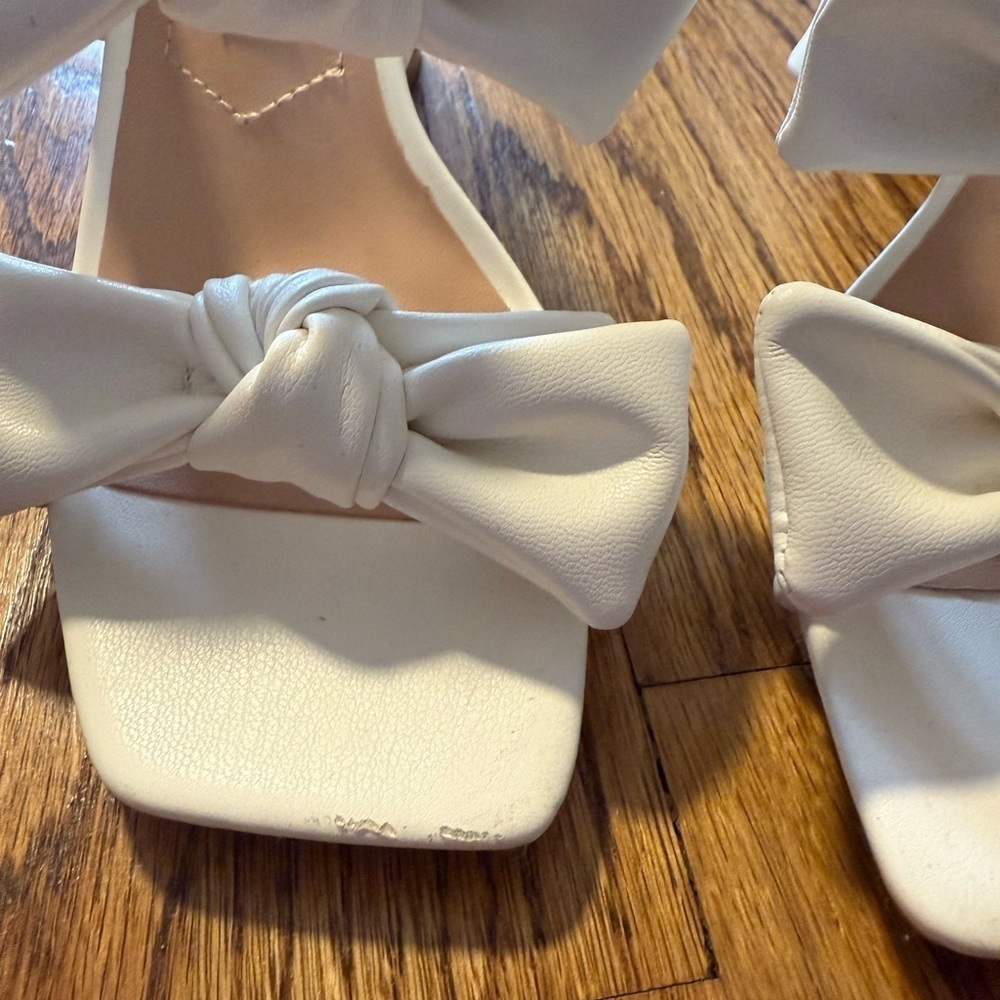 Charles David Rox Double Bow Slide Sandal Heel - Picture 3 of 11